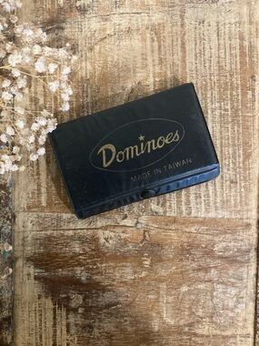 Vintage Dominoes Mini Domino Set Made in Taiwan 28 Pieces